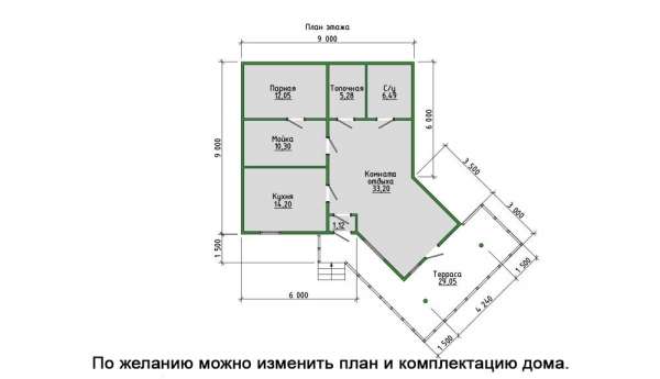 Баня 37 - СК Шале, Строительство домов и бань из бурса в стиле шале