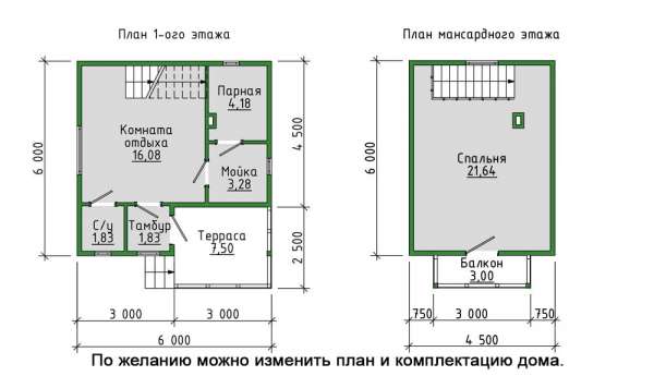 Баня 73, СК ШАЛЕ - дома и бани из бруса в стиле Шале
