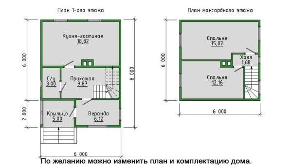 Дом 8, СК ШАЛЕ - дома и бани из бруса в стиле Шале