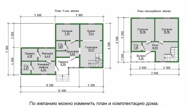 Дом из бруса 86 - СК Шале, дома шале, дома из бруса шале