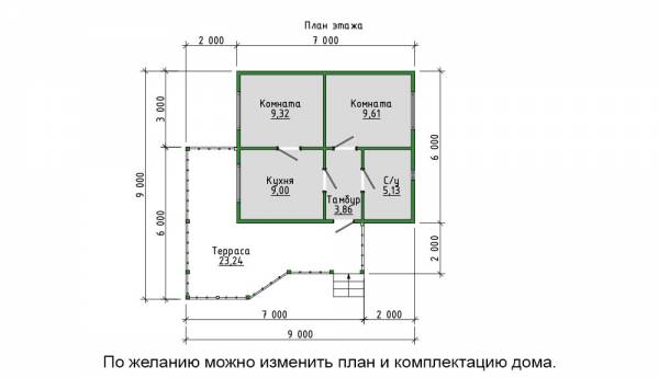 Дом из бруса 87 - СК Шале, дома шале, дома из бруса шале