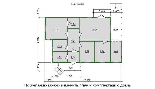 Дом 76, СК ШАЛЕ - дома и бани из бруса в стиле Шале